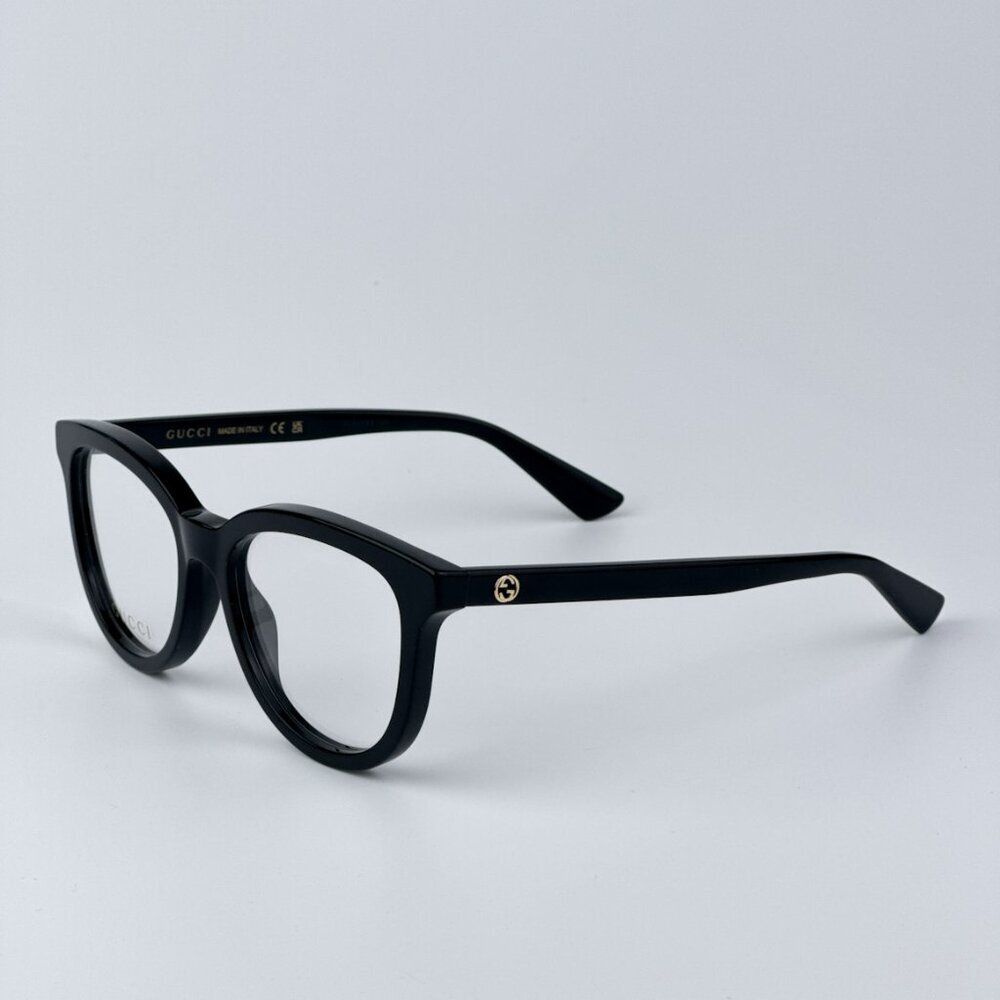 Gucci Women Black Oval BRAND NEW Eyeglasses GG1687O 001 - Picture 6 of 9